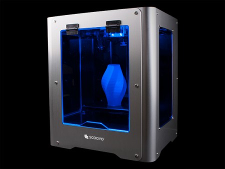 アビー、積層ピッチ0.05mmの高精細パーソナル3Dプリンタ「SCOOVO X4」