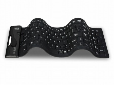 屋外で使える抗菌・防水仕様のシリコンキーボード、Adesso「SlimTouch 222」リリース