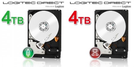 ロジテック、WDバルクHDD「WDRX」シリーズ発売。REDとGREENを手頃な価格で