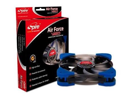 静音設計の120mmナノベアリングファン、Spire「Air Force 120 LED」は約19ドルで発売開始