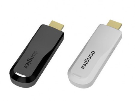 イーフロー、液晶TVをスマートTV化できるドングル型スマートスティック「donglee」7月上旬発売