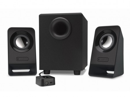 ロジクール、小粒でもズシリ低音域が味わえる2.1chスピーカー「Z213」を20日から発売