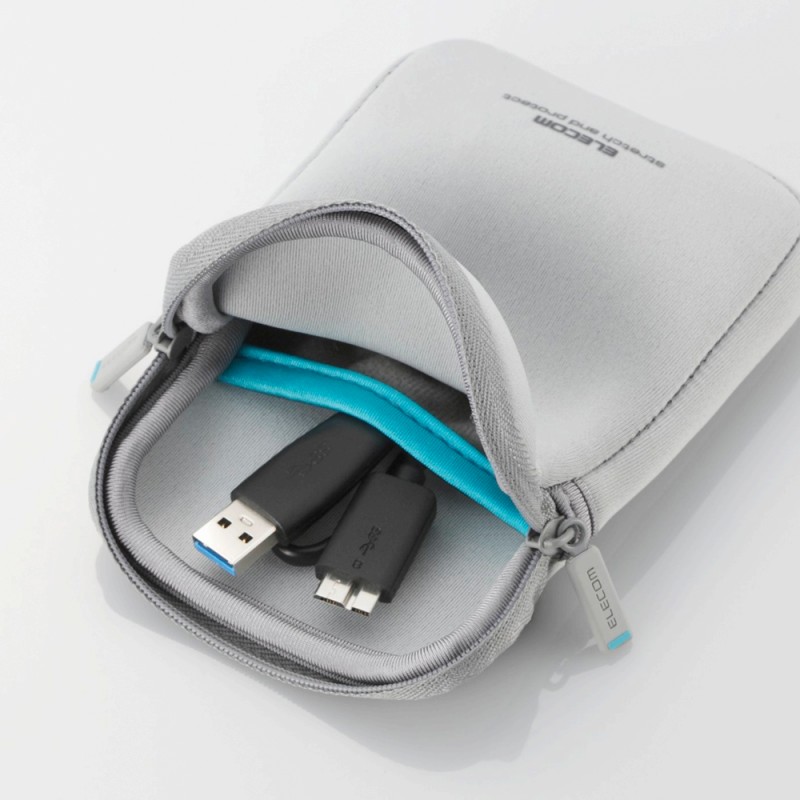 エレコム、ポータブルHDDを守る「HDC-NC001」シリーズなど2タイプの保護ケース