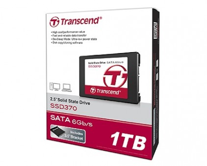 最大容量1TBのSATA3.0対応2.5インチSSD、トランセンド「SSD370」シリーズ7月中旬発売