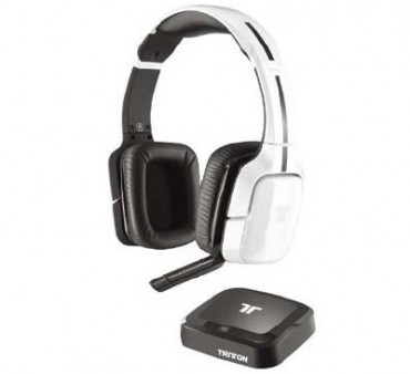 2.4GHz帯使用のワイヤレスヘッドセット、マッドキャッツ「TRITTON Kunai Wireless Stereo Headset」