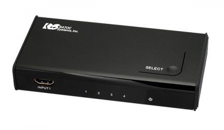 高速切り替え技術「InstaPort S」搭載の4:1対応HDMIセレクタ、ラトック「REX-HDSW41」