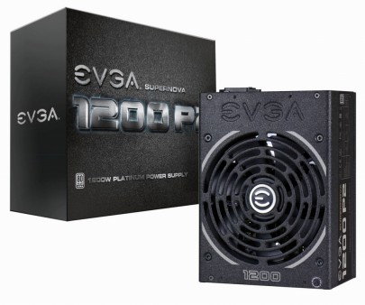 PLATINUM認証取得の1200W電源ユニット、EVGA「SuperNOVA 1200 P2」発売