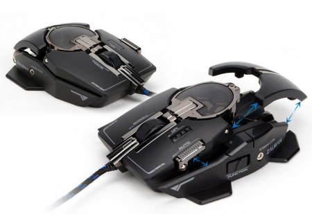 高さ・幅・長さを調整できるカスタマイズシステム採用ゲーミングマウス、ZALMAN「ZM-GM4」