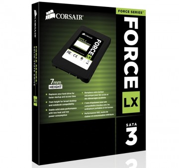 CORSAIR、SMI製コントローラ採用SSD「Force Series LX」シリーズに512GBモデル追加