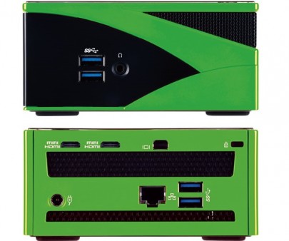 GeForce GTX 760標準のゲーマー向け小型ベアボーン、GIGABYTE「BRIX Gaming」