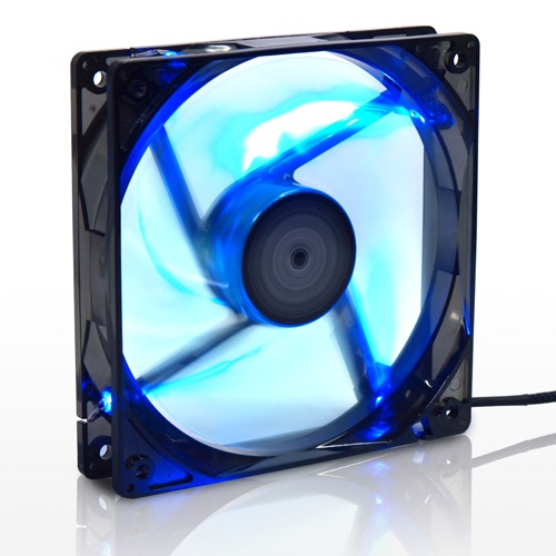 サイズ、オリジナル120mm口径LEDファン「青風」「赤風」7月上旬発売
