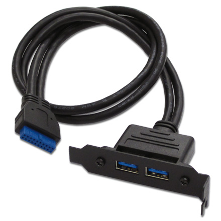 ロープロファイルにも対応するUSB3.0リアスロット拡張ポート、アイネックス「RS-003A」