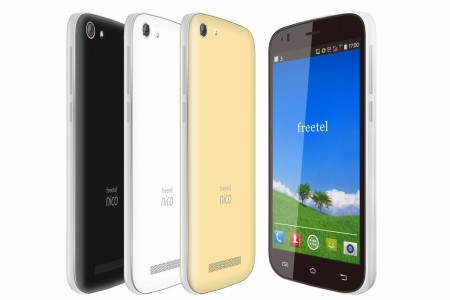 freetel、SIM/microSIMデュアル対応の低価格SIMフリースマホ「freetel nico」