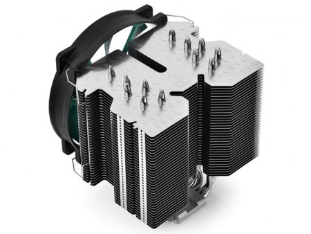 超低速140mmファン採用のサイドフローCPUクーラー、Deepcool「LUCIFER V2」