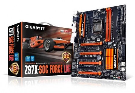 GIGABYTE、「Z97X-SOC FORCE LN2」でメモリクロック世界最高記録4.62GHzを達成