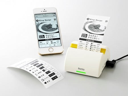 iPhoneの画面を見たまま印刷できるスクリーンプリンタ、キングジム「Rolto」