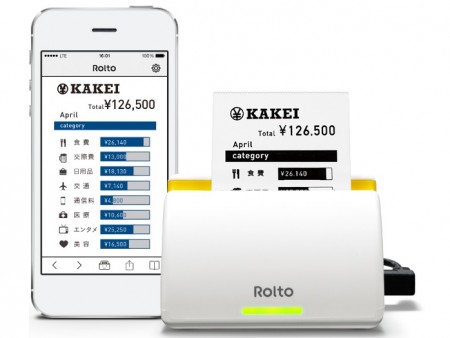 iPhoneの画面を見たまま印刷できるスクリーンプリンタ、キングジム「Rolto」