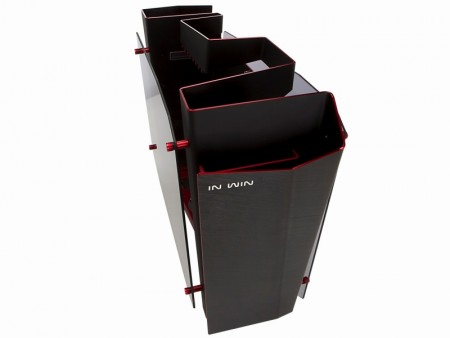 In Win、アルミニウム板一体成型のオープンエアケース「S-Frame」ワールドワイド向け販売開始