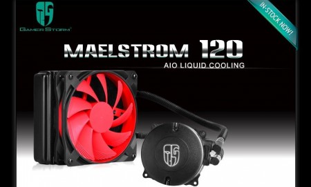 MTTF10万時間の高耐久ファン搭載オールインワン水冷、Deepcool「Maelstrom 120」