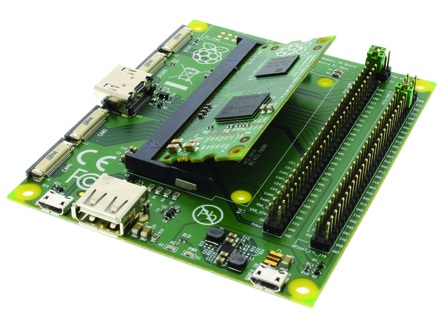 アールエスコンポーネンツ、SO-DIMMサイズのPC開発キット「Raspberry Pi Compute Module Kit」