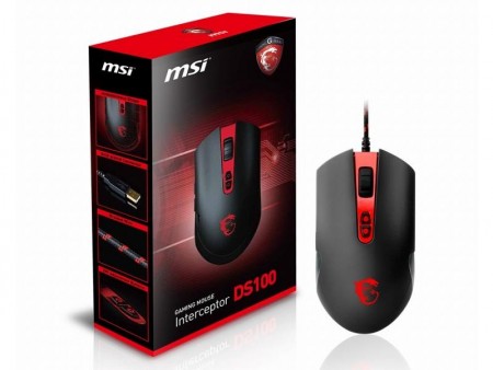 MSI、左右対象デザインの両利きゲーミングマウス「Interceptor DS100」リリース