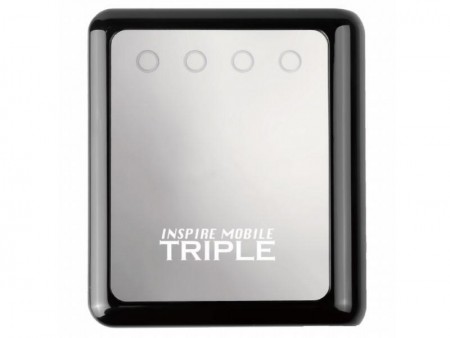 エアリア、3連装ポート搭載の10,400mAhモデル「INSPIRE MOBILE TRIPLE」などモバブ2製品