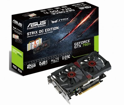 ASUS、セミファンレス駆動に対応するGTX 750 Ti OC「STRIX-GTX750TI-OC-2GD5」