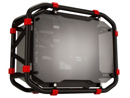 In Win、アルミパイプと強化ガラスのMini-ITXケース「D-Frame mini」8月国内登場