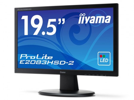 iiyama、ブルーライトカットとフリッカーフリーLEDの19.5型ワイド液晶「ProLite E2083HSD-2」