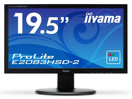 iiyama、ブルーライトカットとフリッカーフリーLEDの19.5型ワイド液晶「ProLite E2083HSD-2」