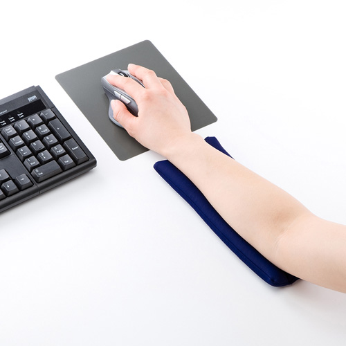 腱鞘炎を予防する、有名整体師監修のエルゴノミクスリストレスト2種、サンワサプライから発売