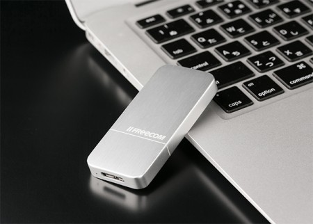 フリーコム、厚さ9mm、重さ29gのUSB3.0対応コンパクトSSD「mSSD USB3.0」に128GBモデル追加