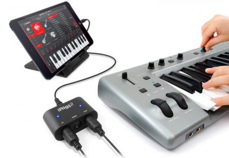 フォーカルポイント、Lightning/USB対応MIDIインターフェイス「IK Multimedia iRig MIDI 2」発売