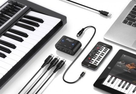 フォーカルポイント、Lightning/USB対応MIDIインターフェイス「IK Multimedia iRig MIDI 2」発売