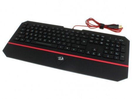 LEDカラーを7色に切り替えられるアイソレーションキーボード、上海問屋「RED dragon」