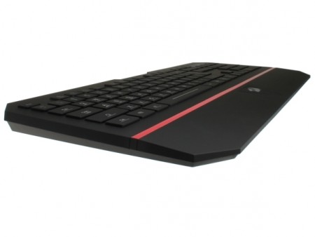 LEDカラーを7色に切り替えられるアイソレーションキーボード、上海問屋「RED dragon」