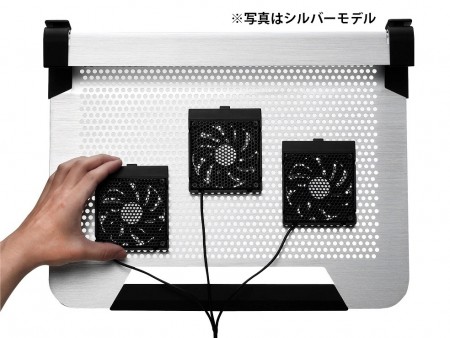 Cooler Master、着脱式ファン採用の3連ファンノートクーラー「NOTEPAL U3 PLUS BLACK」など2種
