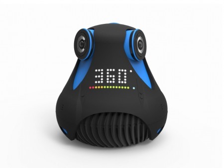 GIROPTIC、世界初のフルHD対応360度パノラマ動画カメラ「360cam」11月発売
