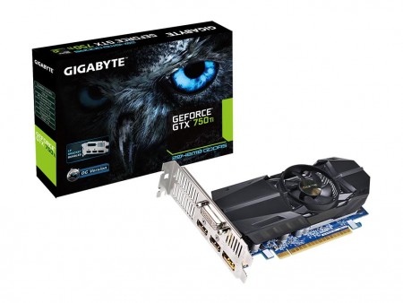 ロープロファイル対応のGeForce GTX 750 Ti OCモデル、GIGABYTE「GV-N75TOC-2GL 」