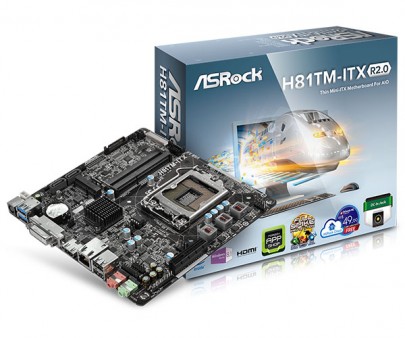 Haswell Refresh対応のThin Mini-ITXマザーボード、ASRock「H81TM-ITX R2.0」