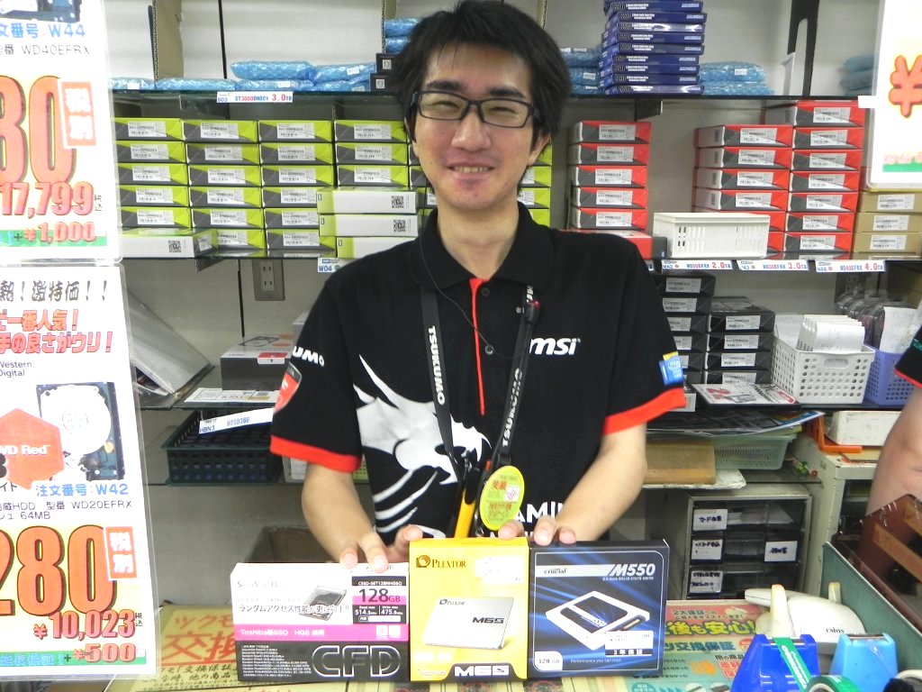 ツクモパソコン本店の濱田さん
