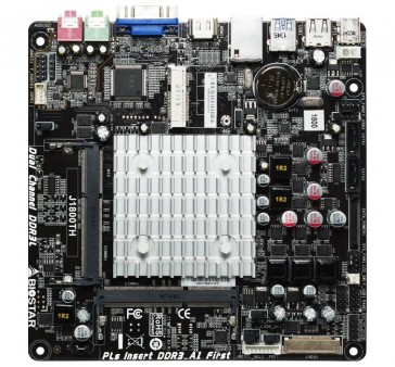 Celeron J1800搭載のファンレスMini-ITXマザーボード、BIOSTAR「J1800TH」