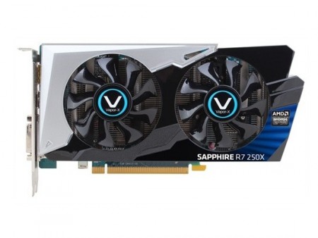 SAPPHIRE、「Vapor-X」クーラー採用のR7 250Xグラフィックス「VAPOR-X R7 250X GHZ EDITION」