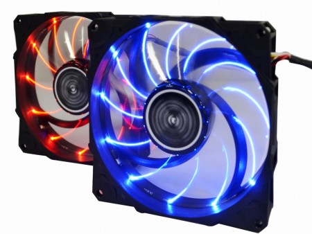 オウルテック、4パターンに輝くイルミネーション機能搭載ファン「OWL-FE1225L」シリーズ発売