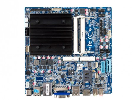 Celeron J1900搭載のファンレスThin Mini-ITXマザーボード、HABEY USA「MITX-6771」