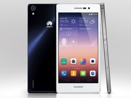 ファーウェイ、SIMロックフリーのフラッグシップスマホ「Ascend P7」9月5日発売