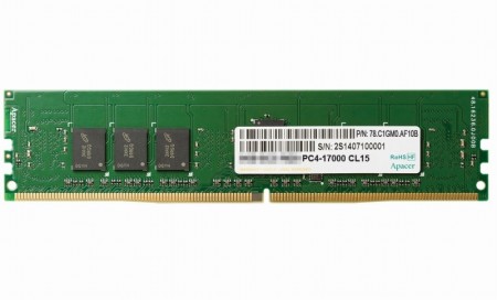 Apacer、Haswell-Eとの完全互換を謳うDDR4メモリ「DDR4 2133 U-DIMM」シリーズ