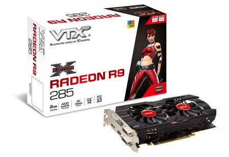 VTX3D、デュアルファンクーラー標準のR9 285 OC版「VTX3D R9 285 2GB GDDR5 X-Edition」