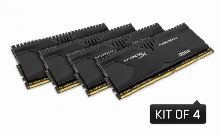 Kingston、最高クロック3,000MHzのDDR4メモリ「HyperX Predator DDR4」シリーズ