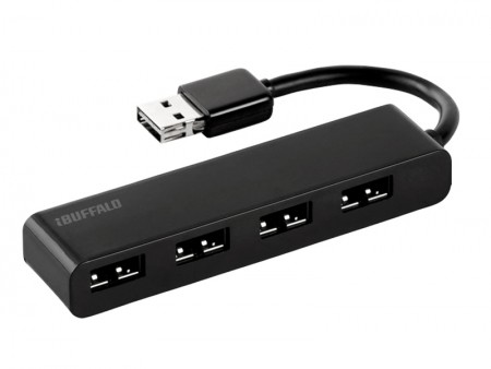 コネクタの表裏を気にせず挿せる、「どっちもUSB」シリーズのUSBハブがバッファローから
